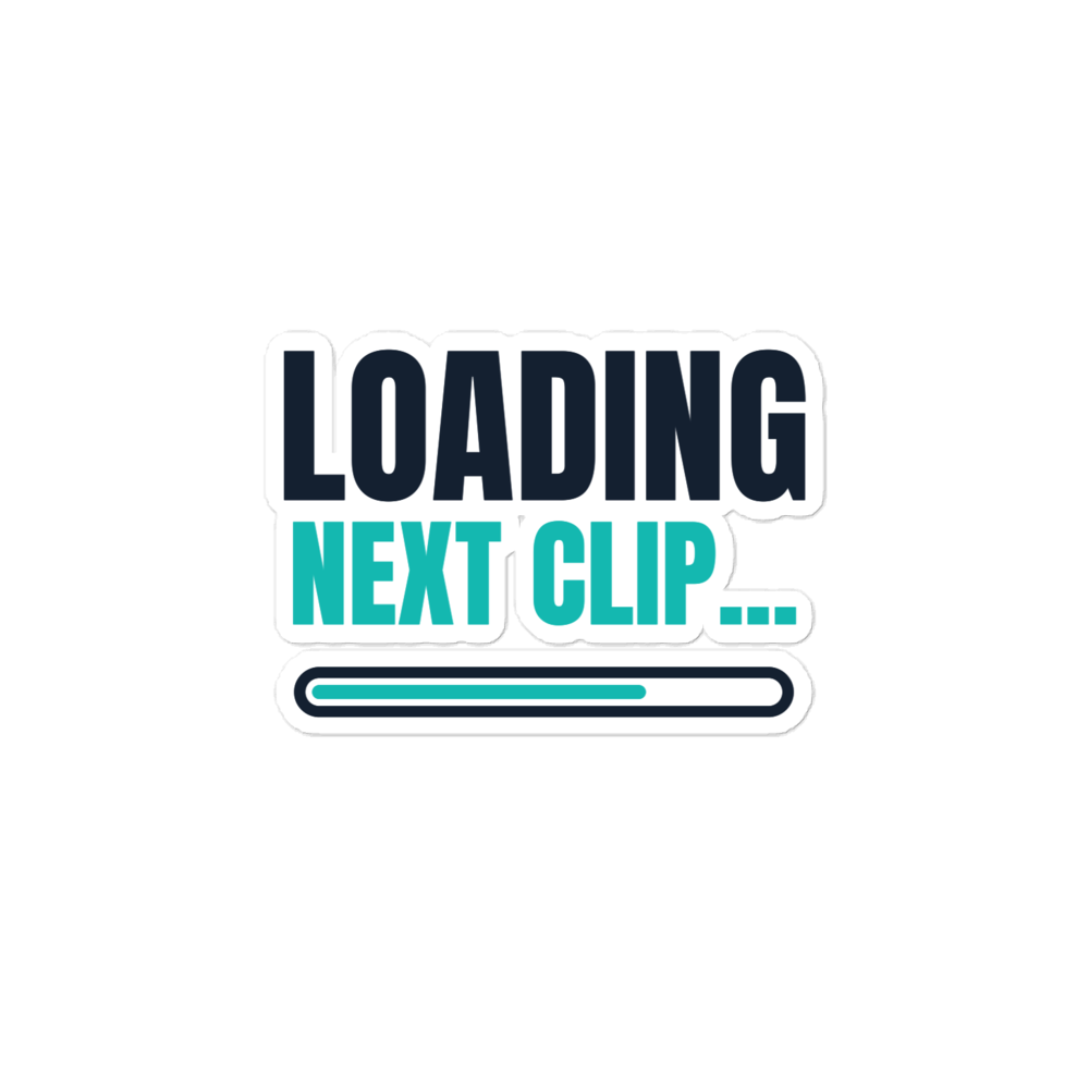 Loading Next Clip Sticker