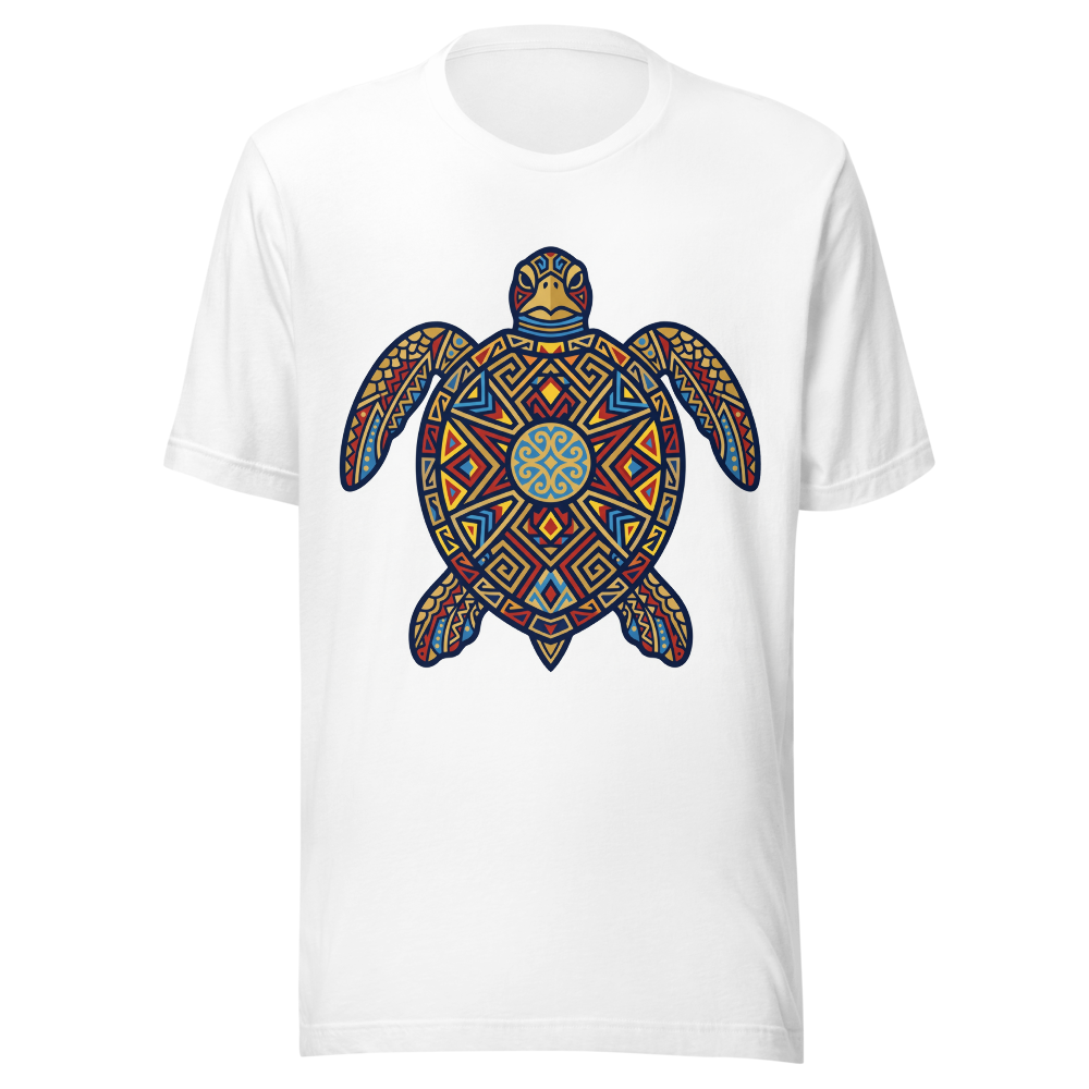 Camiseta Unisex Tortuga Guna - Arte Mola Erlamec