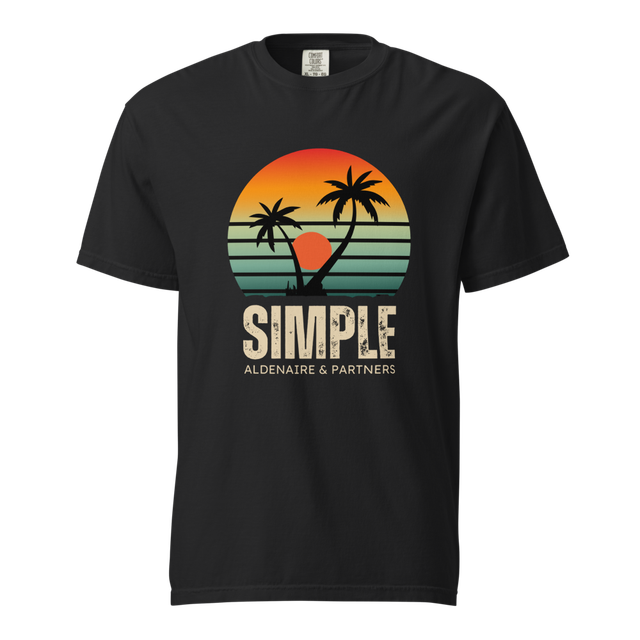 Vintage Sunset Palm Tree T-Shirt