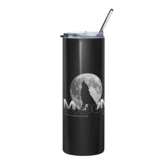 black steel tumbler