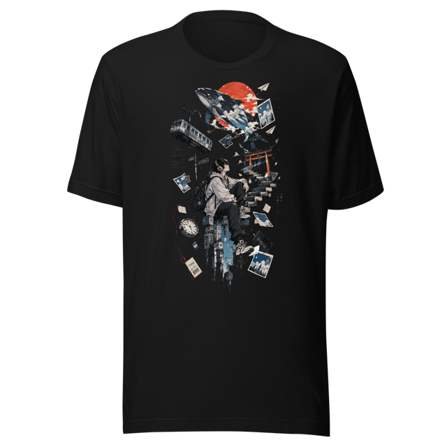 Somewhere In Between - Techwear Anime Sky Whale Su