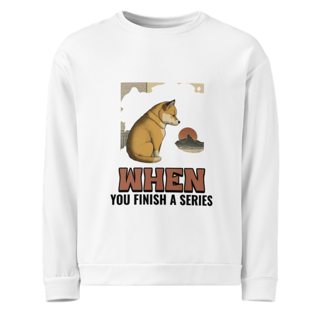 When You Finish A Series - Sad Shiba Inu Meme
