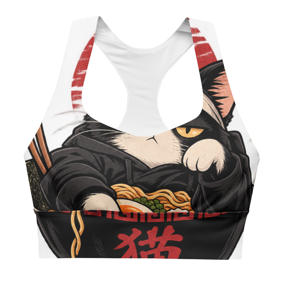 Japanese Ramen Cat - Tuxedo Cat Noodle Bowl Anime 