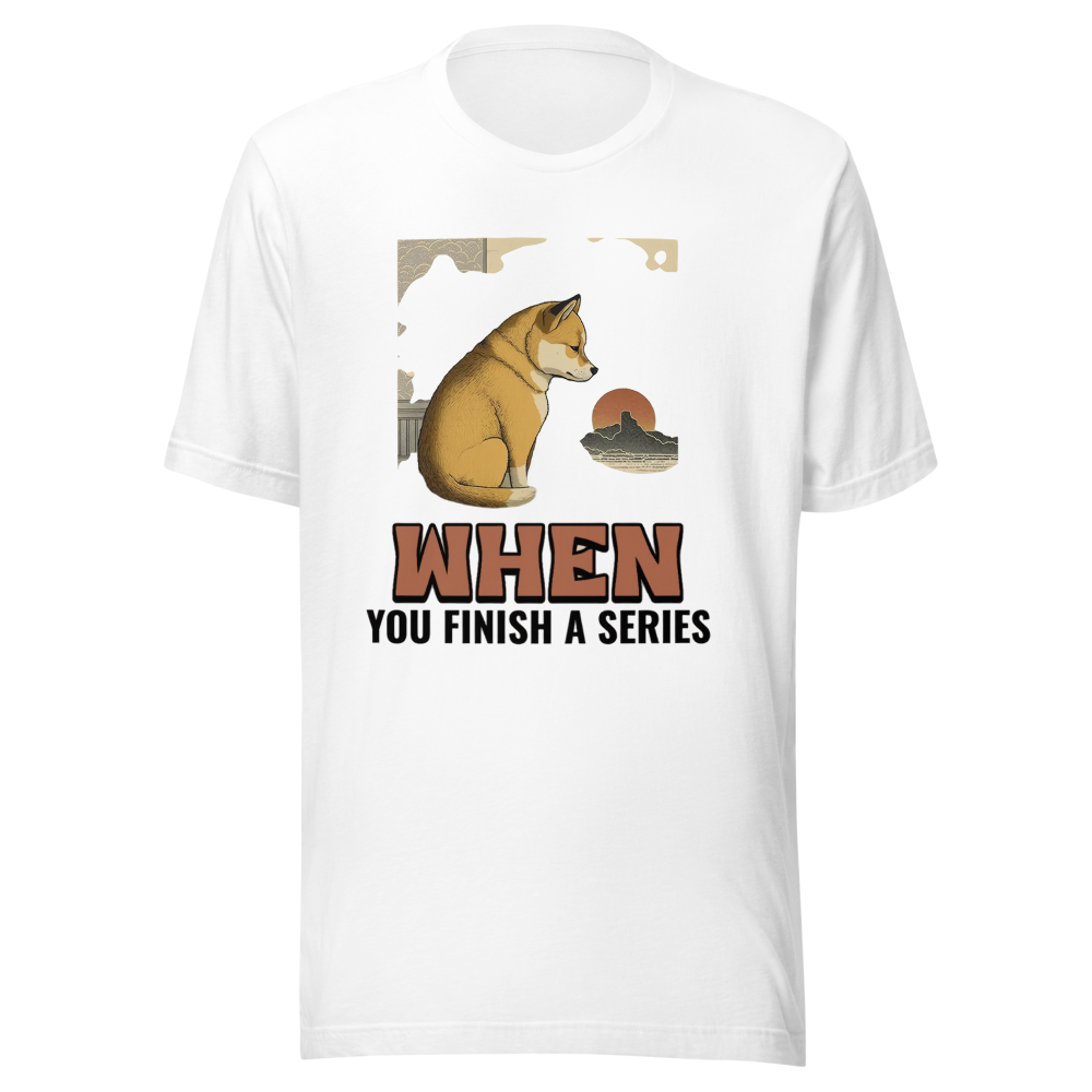 When You Finish A Series - Sad Shiba Inu Meme