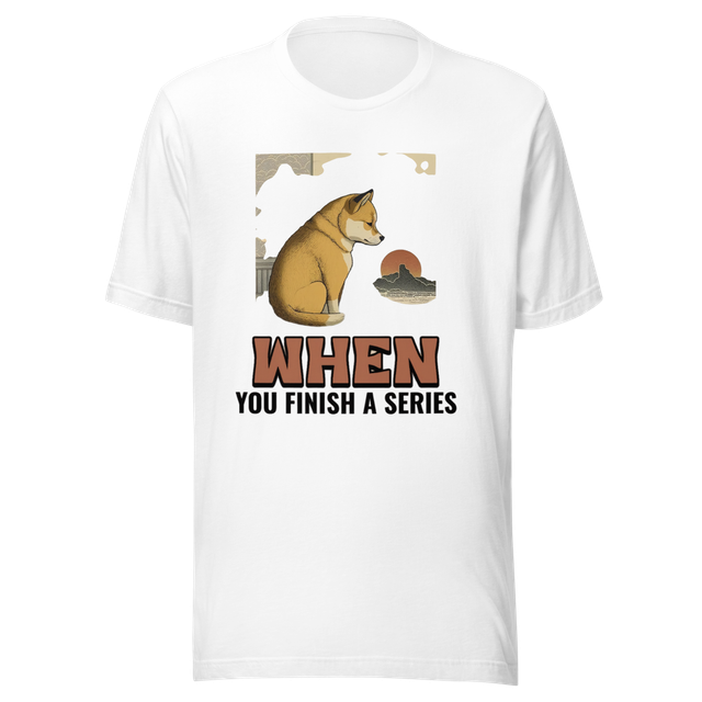 When You Finish A Series - Sad Shiba Inu Meme