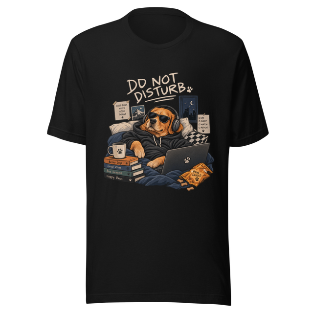 Do Not Disturb - Cozy Hoodie Golden Retriever Lapt
