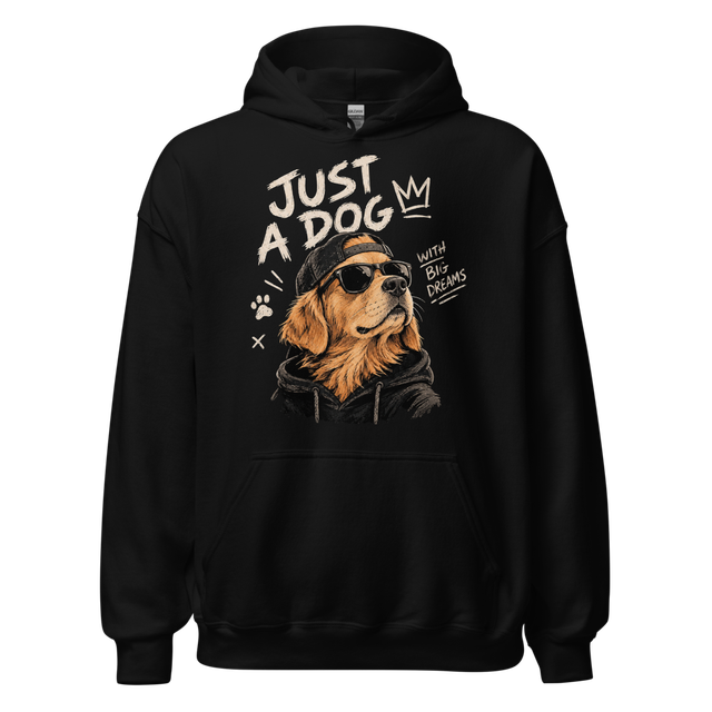 Just A Dog With Big Dreams - Cool Golden Retriever
