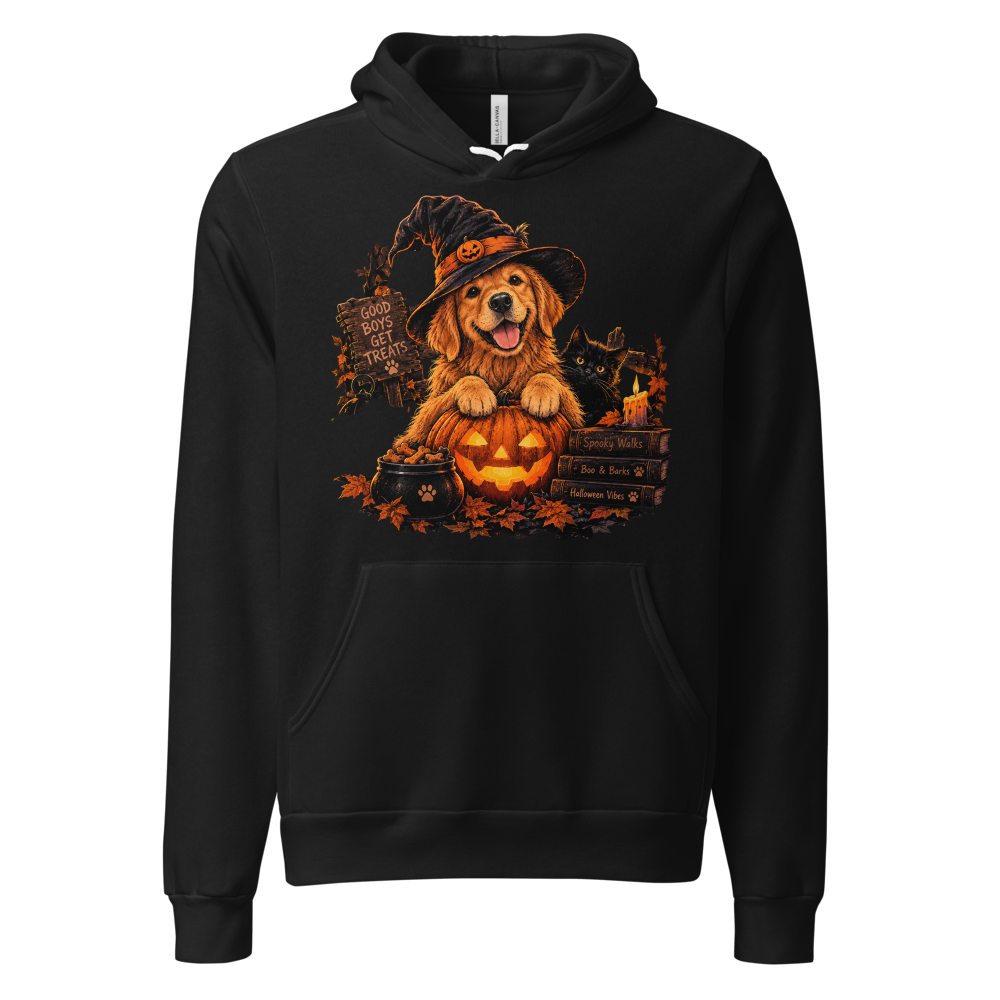 Good Boys Get Treats - Halloween Witch Golden Retr