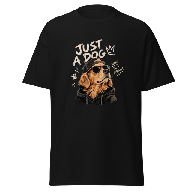 Just A Dog With Big Dreams - Cool Golden Retriever