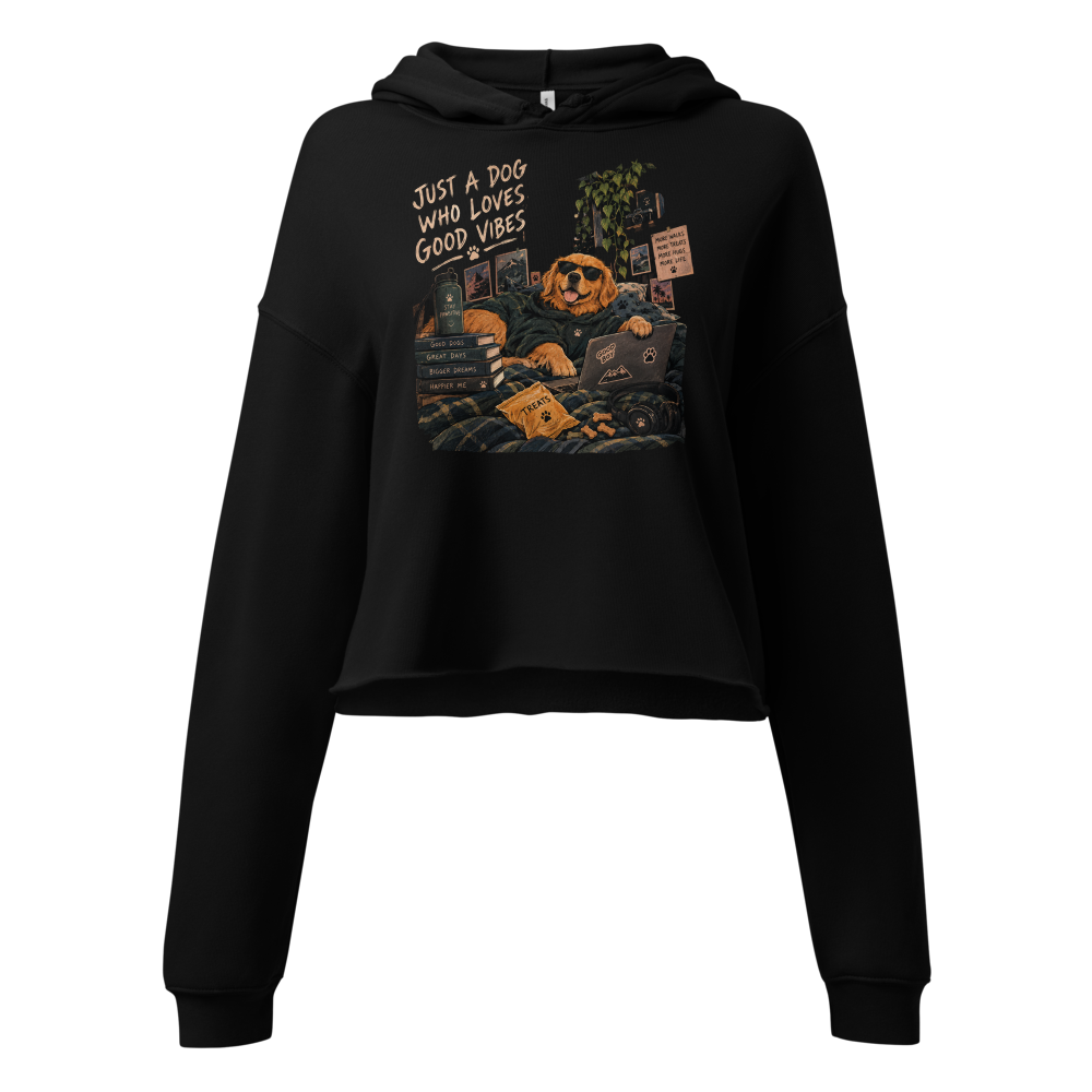 Just A Dog Who Loves Good Vibes - Cozy Golden Retr