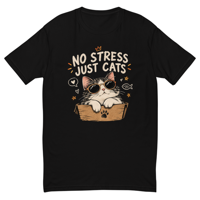 No Stress Just Cats - Cool Sunglasses Cat in Box