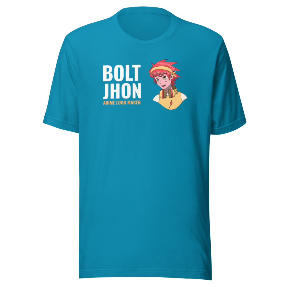 Bolt Jhon Anime Logo - Red Hair Gamer Boy Headset 