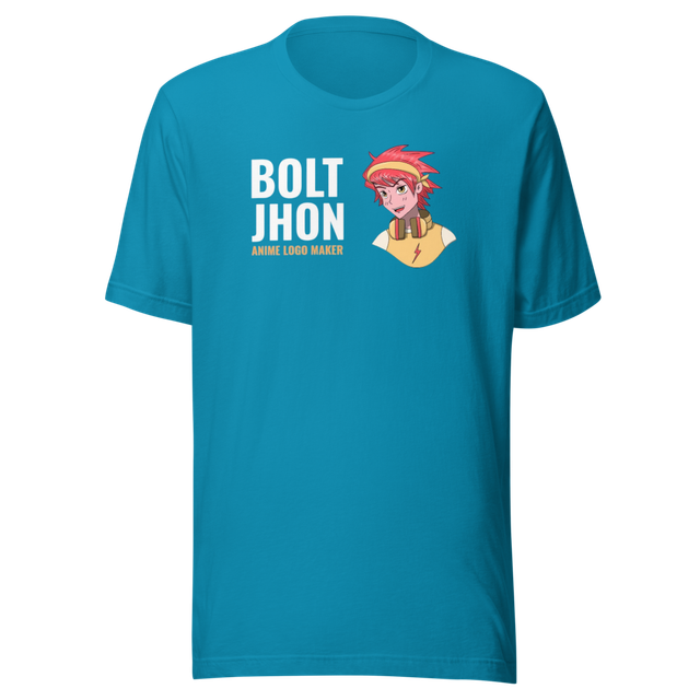 Bolt Jhon Anime Logo - Red Hair Gamer Boy Headset