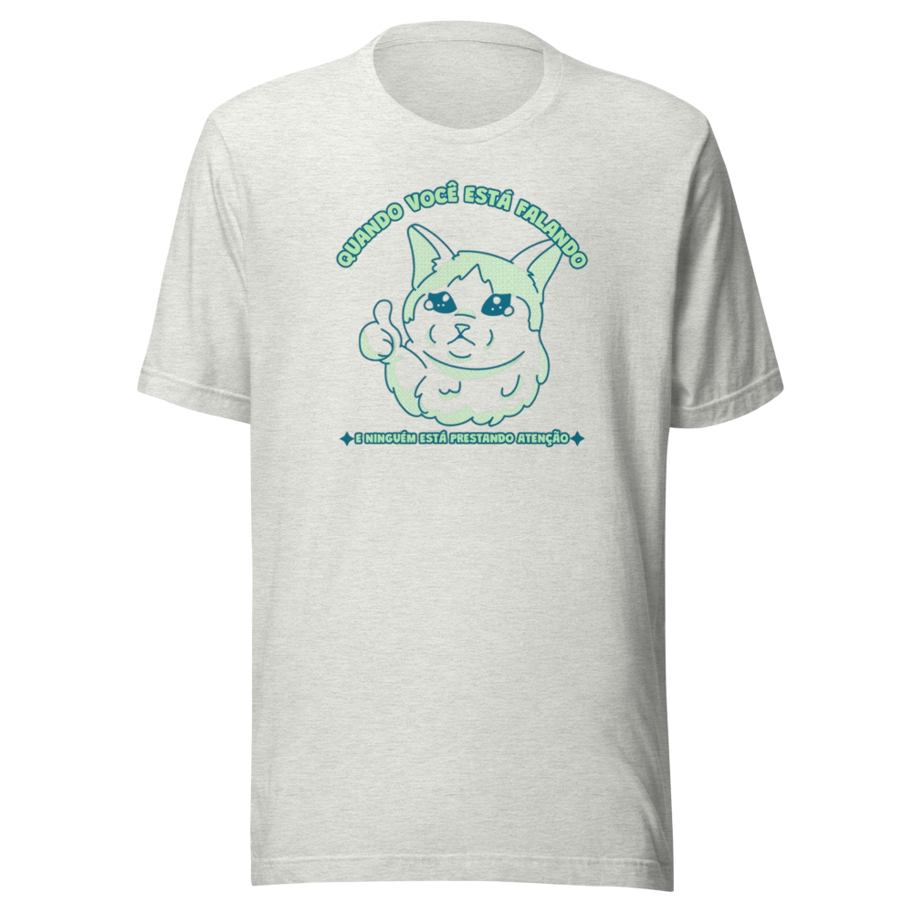 Funny Crying Cat Thumbs Up Meme - Portuguese Quote