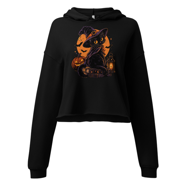 Cute Halloween Witch Black Cat - Spooky Spellbooks