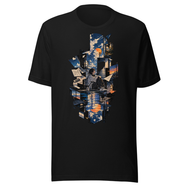 A Quiet Mind - Techwear Anime Surreal Cloud Portal