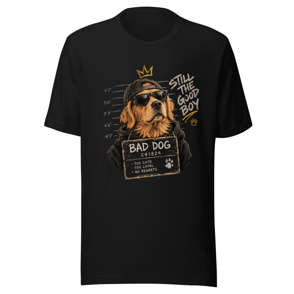 Still The Good Boy - Mugshot Golden Retriever Stre