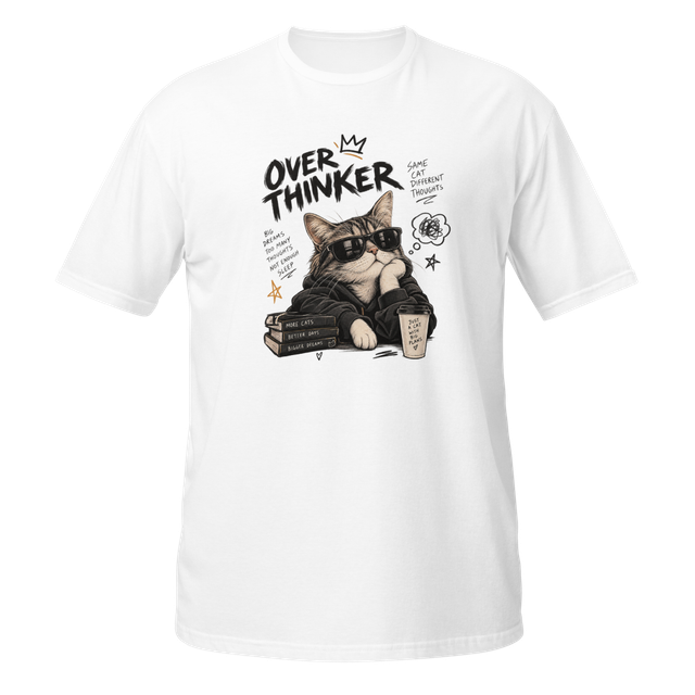 Overthinker Cool Cat - Big Dreams Coffee & Books