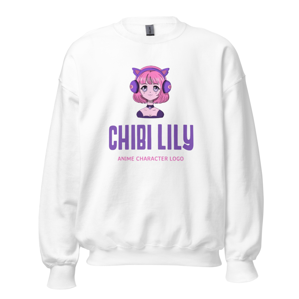 Chibi Lily Anime Character - Cute Pink Hair Cat Ea