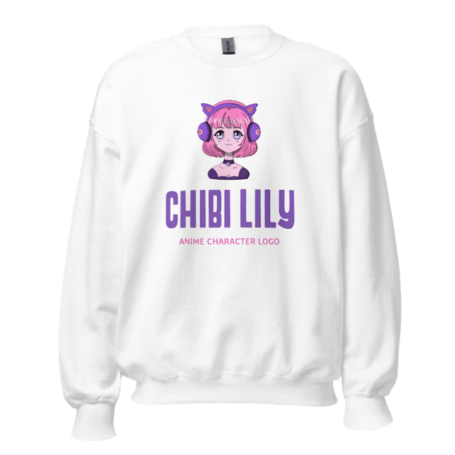Chibi Lily Anime Character - Cute Pink Hair Cat Ea
