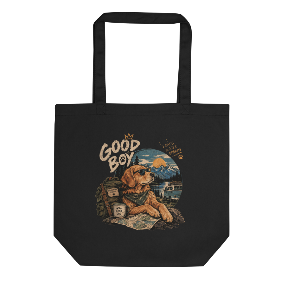 Good Boy - Adventurous Golden Retriever Camper Van