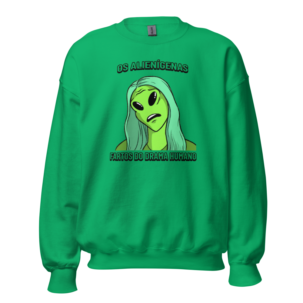 Os Alienígenas Fartos do Drama Humano - Funny Alie