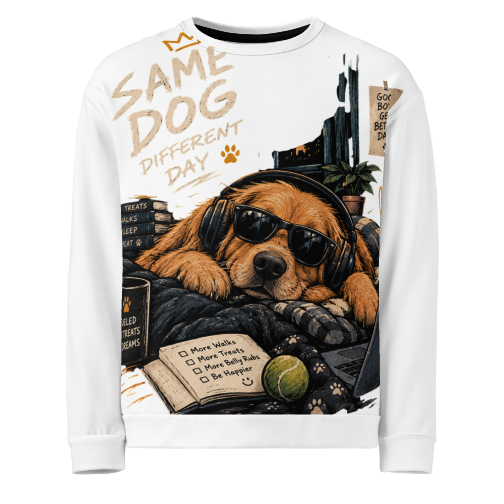 Same Dog Different Day - Cool Golden Retriever Sun