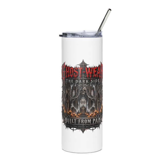 White GHOST-WEAR Cathedral Stainless Steel Tumbler