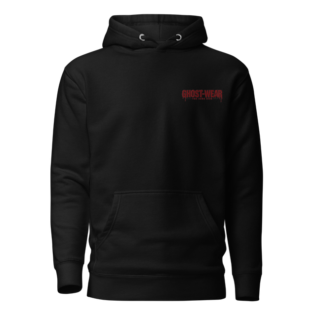 Black GHOST-WEAR Unisex Premium Pullover Hoodie