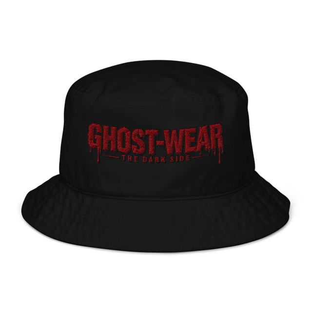 Black GHOST-WEAR Organic Bucket Hat