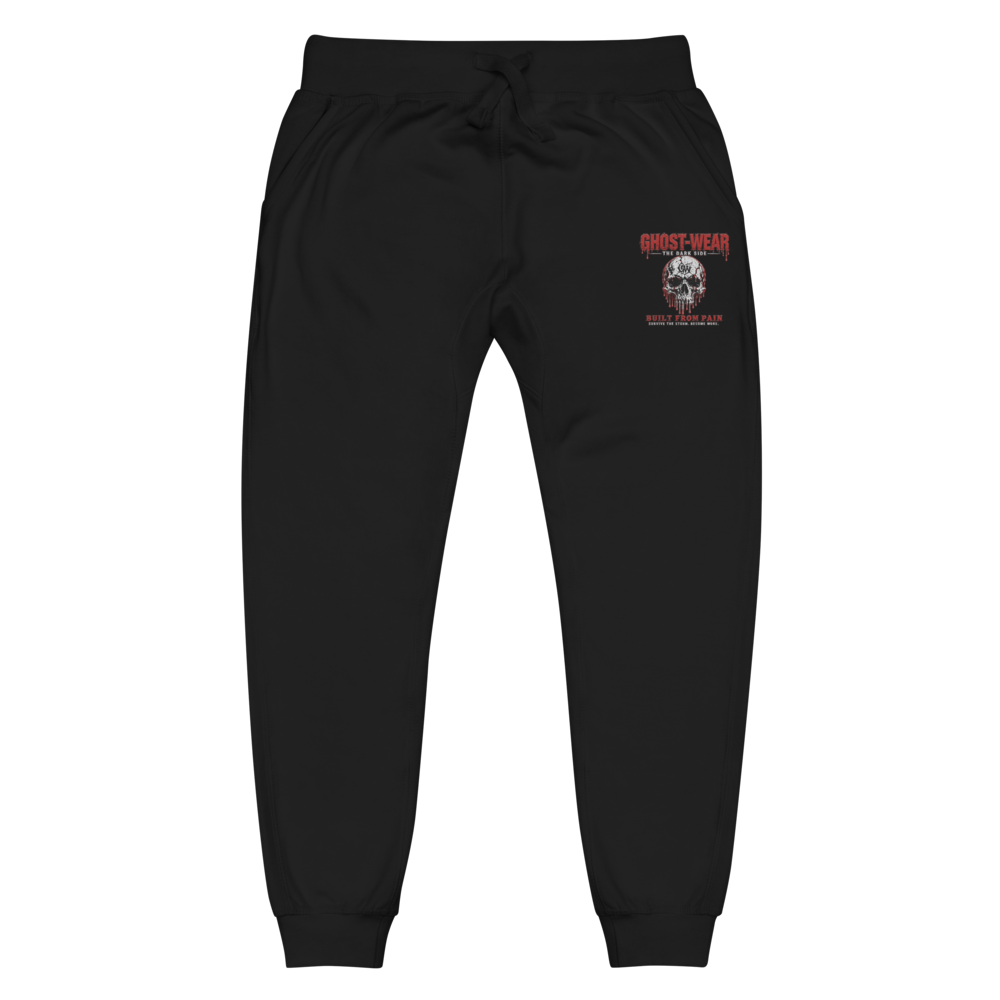 GHOST-WEAR BLACK SWEATPANTS