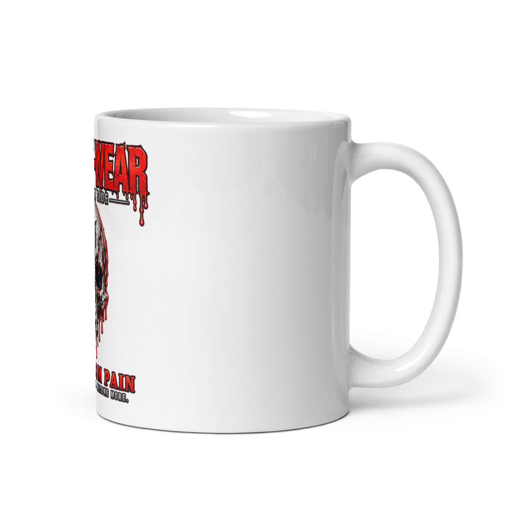 White-GHOST-WEAR White Glossy Mug
