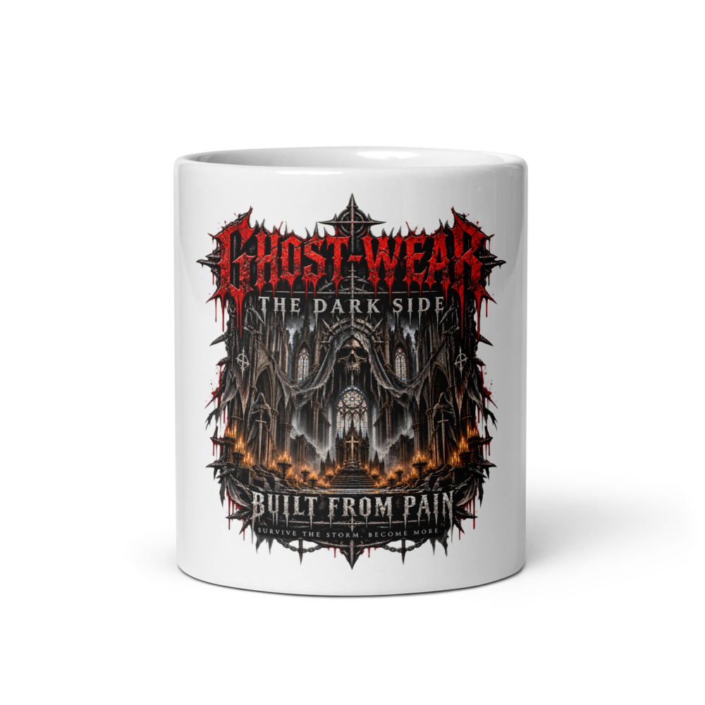 GHOST-WEAR Cathedral White Glossy Mug  