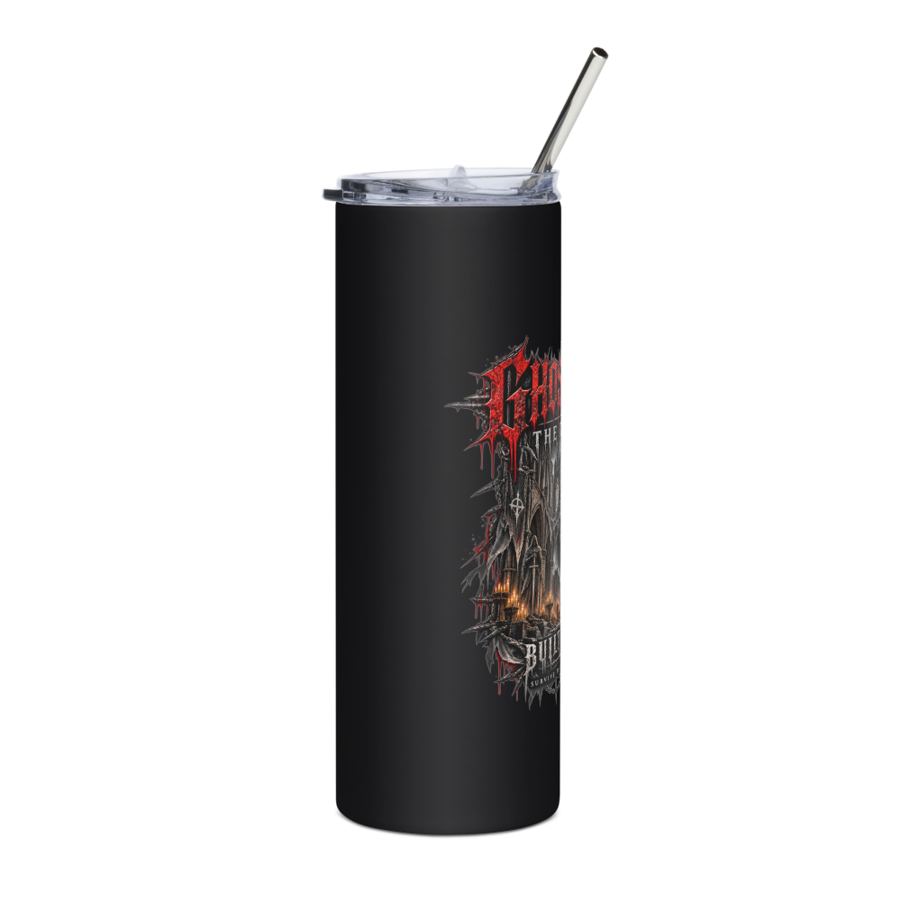 Black GHOST-WEAR Cathedral Stainless Steel Tumbler