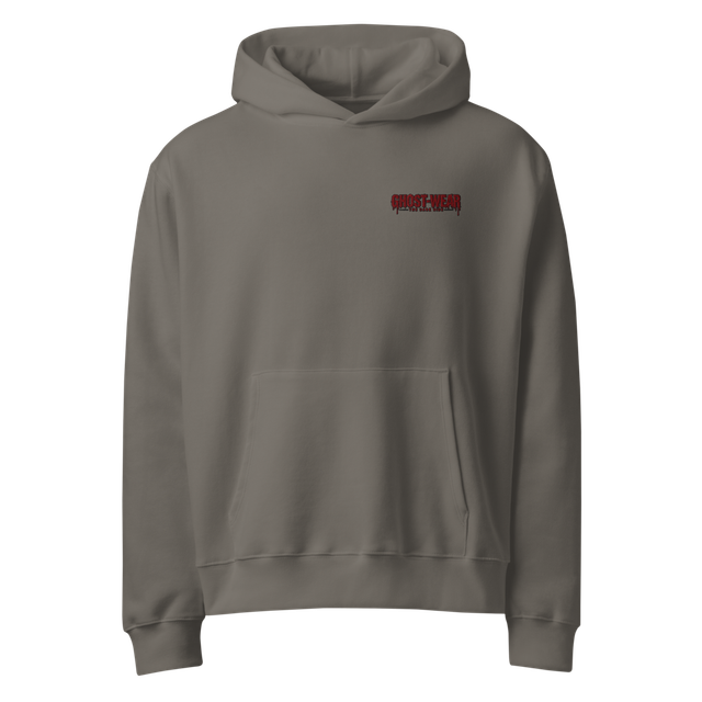 GREY GHOST-WEAR Essential Hoodie-Built different.