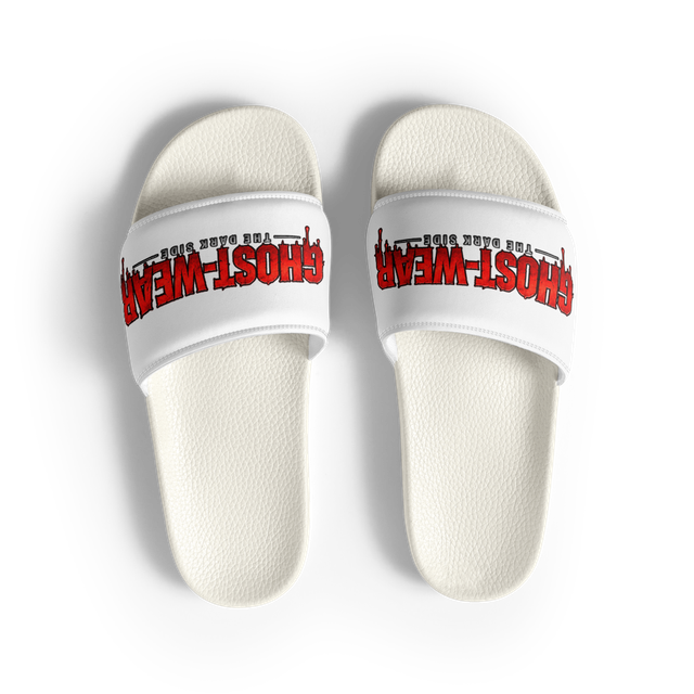 White GHOST-WEAR Men's Slides