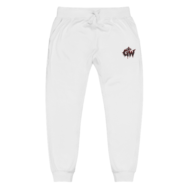 White GHOST-WEAR GW Essential Joggers
