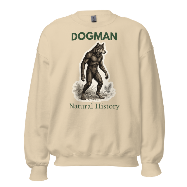 Dogman Natural History sweatshirt dark text