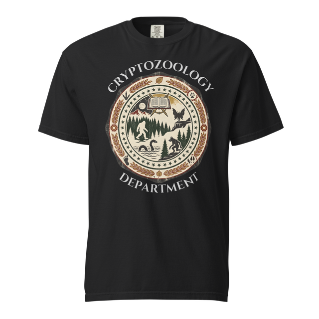 Cryptozoology Department t-shirt black