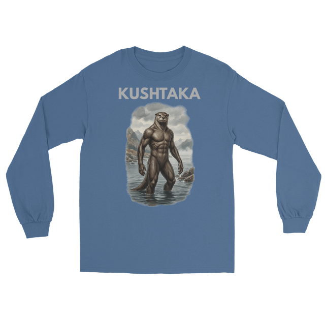 Kushtaka long sleeve light text