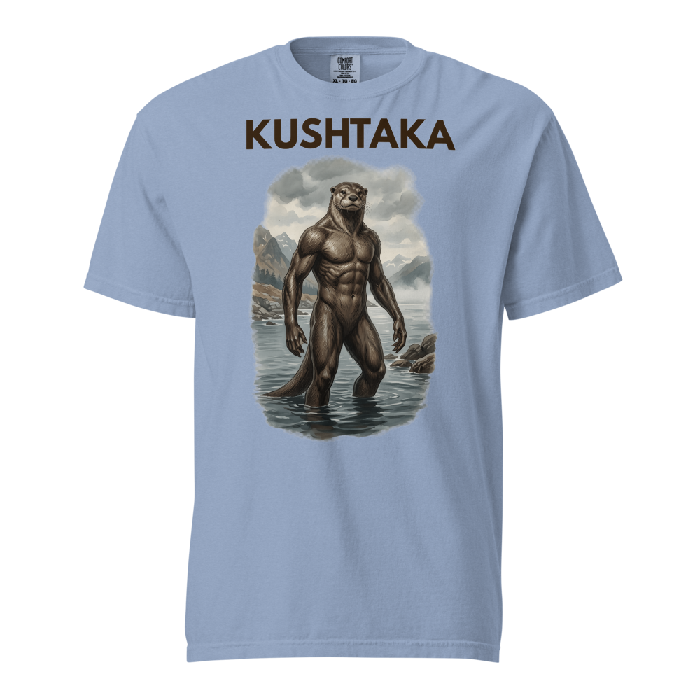 Kushtaka T shirt dark text