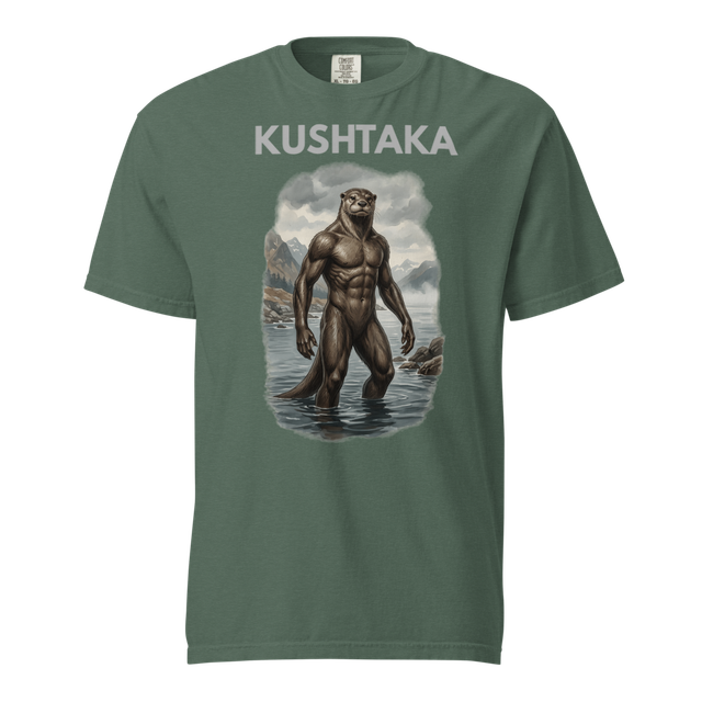 Kushtaka t-shirt blue spruce