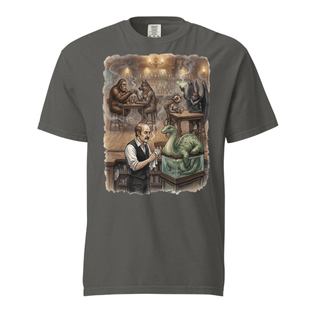 Cryptid Happy Hour t-shirt pepper