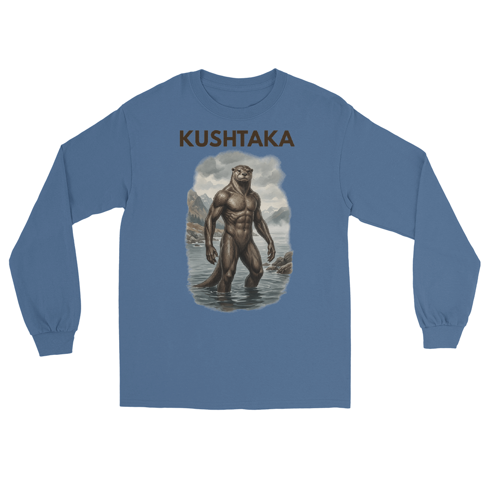 Kushtaka long sleeve dark text