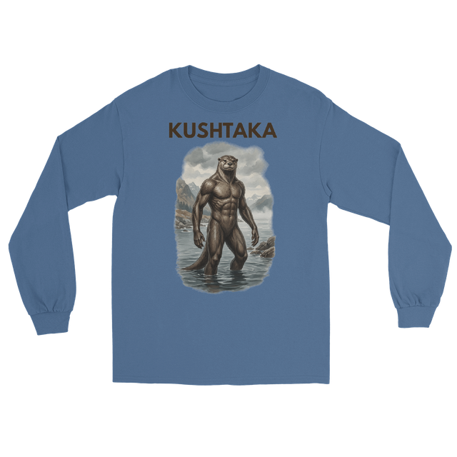 Kushtaka long sleeve dark text