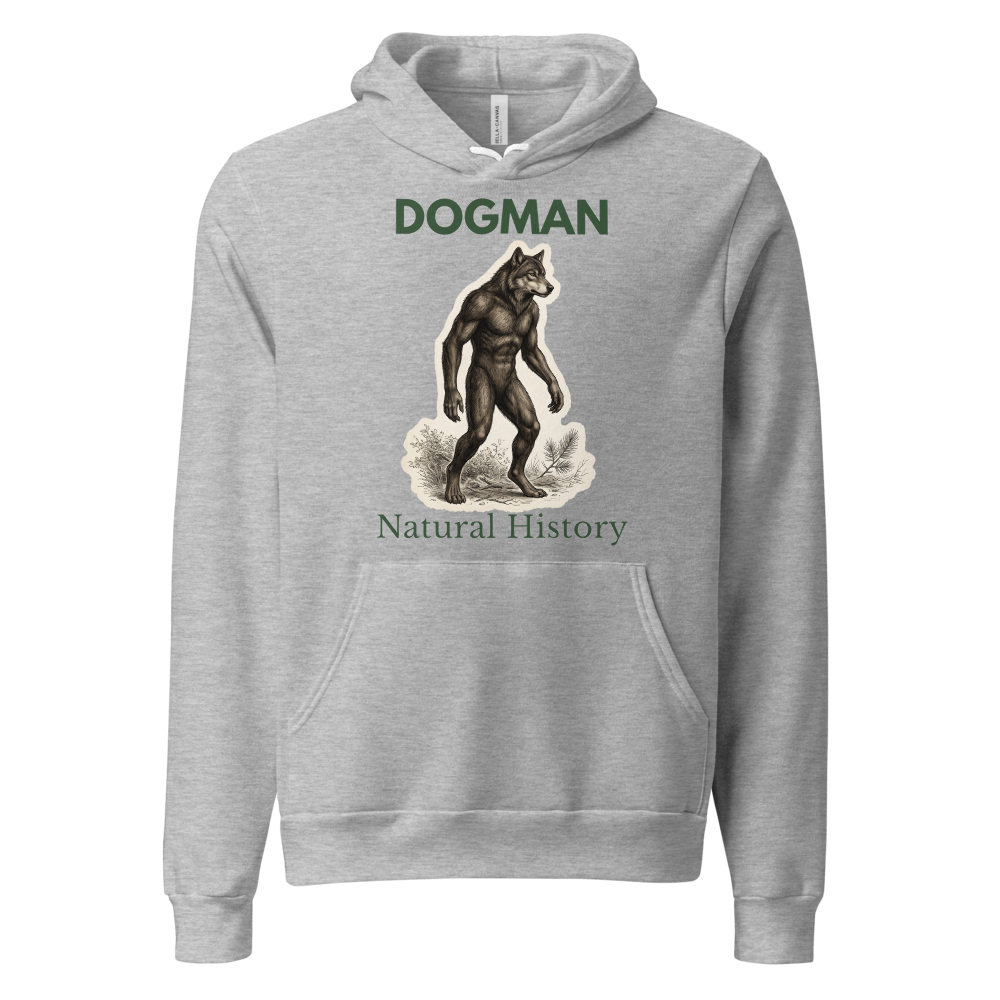 Dogman Natural History hoodie dark text