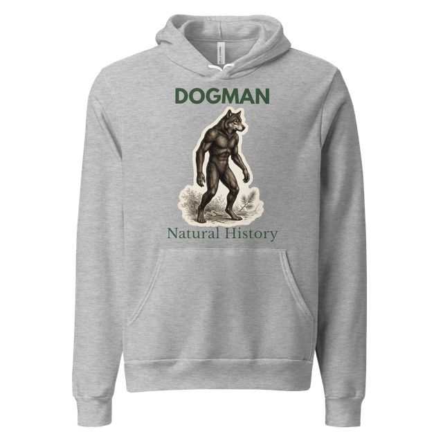 Dogman Natural History hoodie dark text