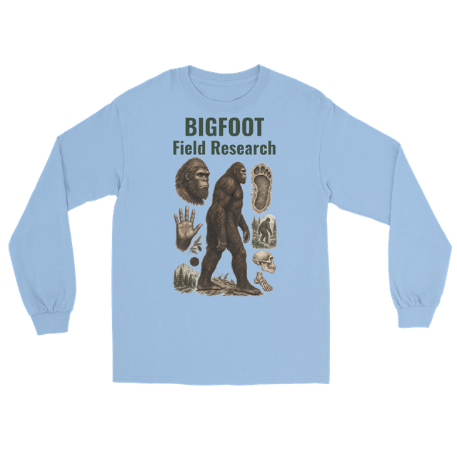 Bigfoot Field Research long sleeve dark text