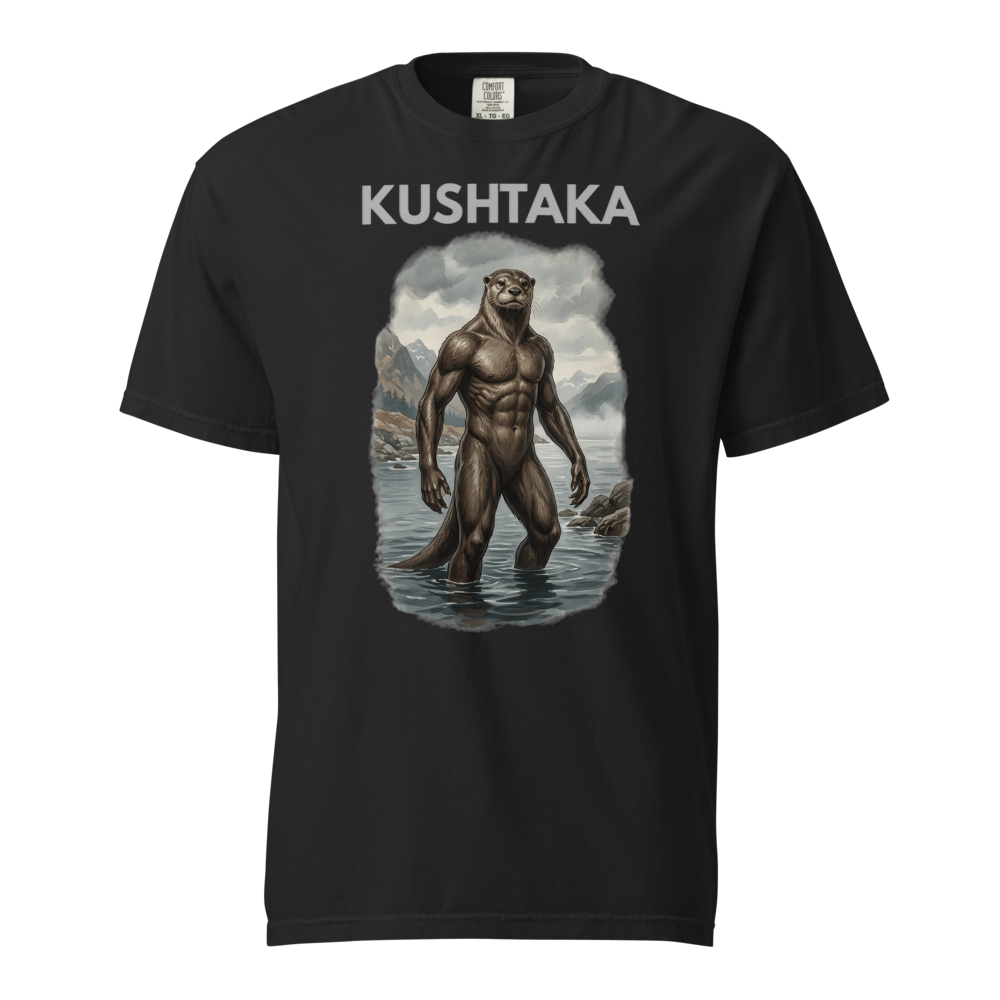 Kushtaka t-shirt light text