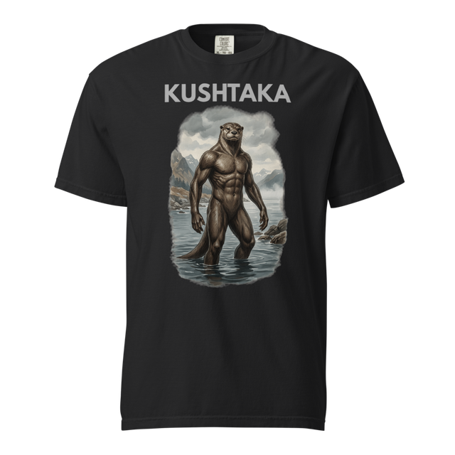 Kushtaka t-shirt light text